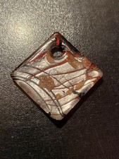Rare Pendentif Verre De Murano