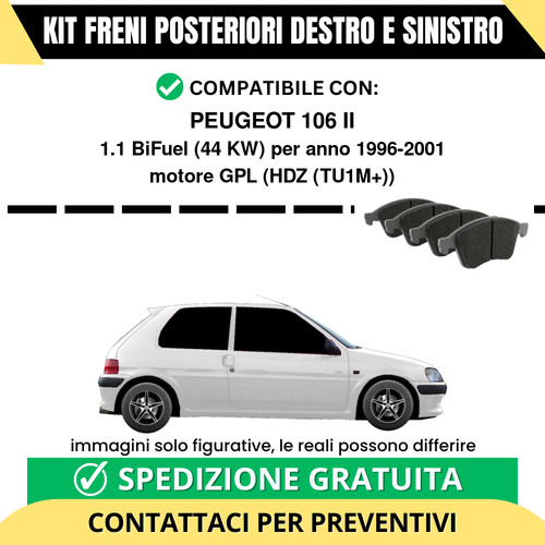 Pastiglie freno posteriori - pastiglie,