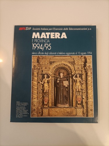 Elenco telefonico sip matera - telefonico,