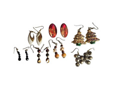 7 PAIA di orecchini vintage