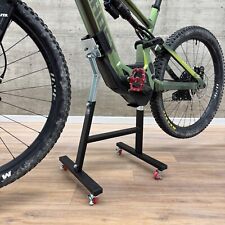 Cavalletto Manutanzione Centrale E-Bike Universale con RUOTE Verniciato NERO