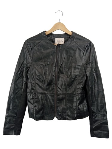 Orsay giacca pelle donna - pelle, nera