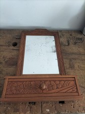 Ancienne Coiffeuse en bois époque Art Déco , Voir Photos En Détails 