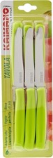 Kaimano KDN041506E Dinamik Coltelli Tavola, Acciaio Inossidabile, Verde, 6 unità