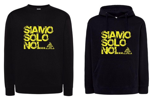 Felpa vasco rossi nera siamo - vasco,