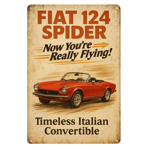 Poster fiat 124 - fiat, auto