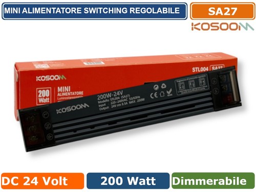 Alimentatore slim metallico - alimentatore,