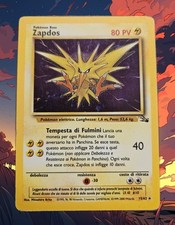 Pokémon Zapdos 15/62 Fossil - HOLO - Ita - Vintage - GOOD+