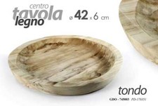 CENTROTAVOLA PIATTO IN LEGNO
