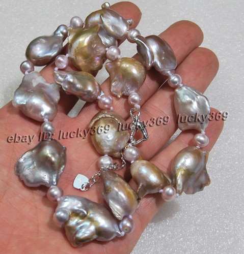 Collana nodo perle barocche