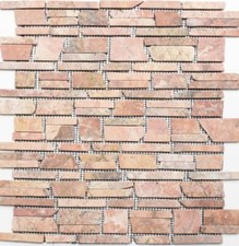 Pietra naturale mosaico rosso - pietra,