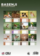 Calendario Basenji Dog 2026 A3