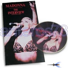 MADONNA "THE INTERVIEW" RARO PICTURE DISC Limited Collector Edition POSTER