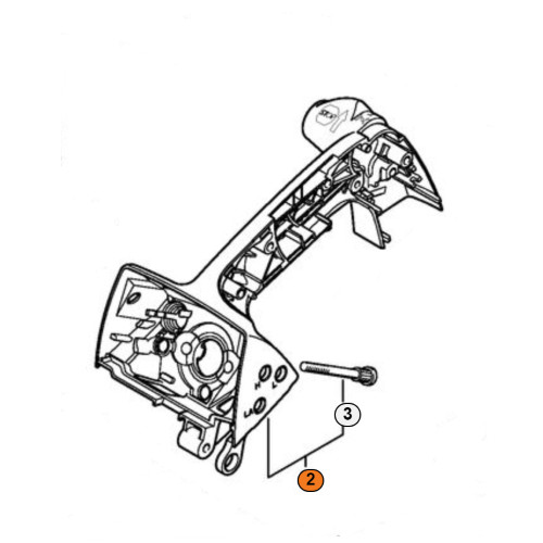 Stihl corpo impugnatura - corpo, per