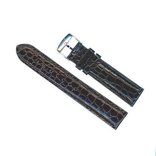 Genuine alligator black - genuine, strap