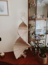 albero di natale in legno di