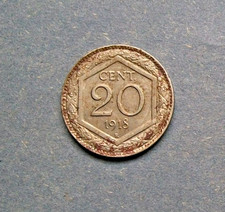 1918 20 centesimi ESAGONO