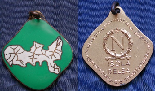 Medaglia smalto verde - medaglia,