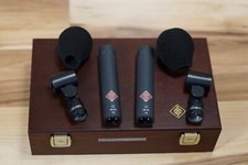 Neumann KM184 MT Set Stereo in Nero Opaco Microfoni a Condensatore a Diaframma Piccolo