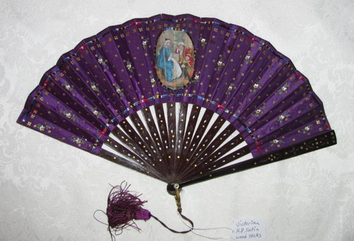 Antico ventaglio vittoriano - , a