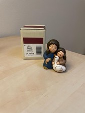 Bimbi con oca del presepe Thun