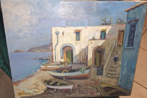 Dipinto olio tela - dipinto, su