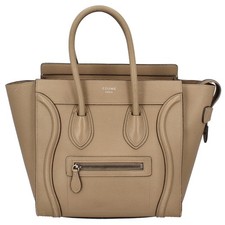 CELINE Luggage micro shopper