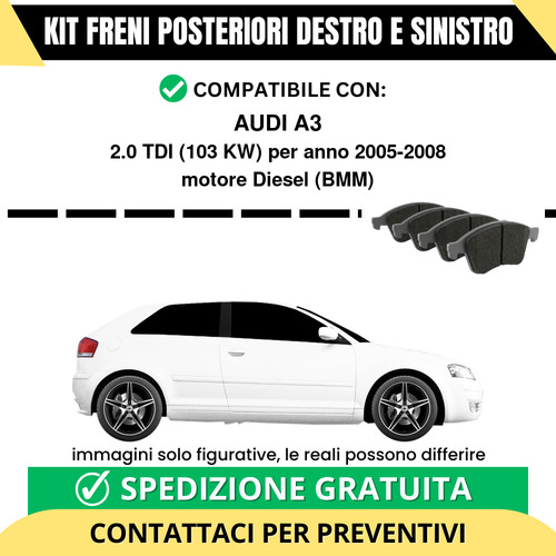 Pastiglie freno posteriori - pastiglie,