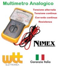Multimetro Tester Strumento Analogico 500V con Custodia Antiurto Protettiva