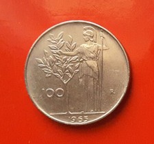 100 LIRE 1965 ERRORE - L DEL