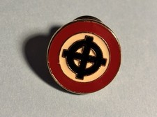 Spilla-pin- Croce Celtica  In Metallo Smaltato