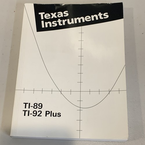 Texas instruments ti - texas, ti-92