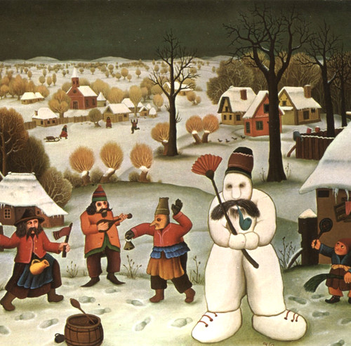 Cartolina ivan generalic naif - cartolina,