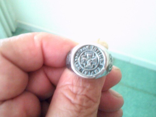 Anello acciaio anni 60 - acciaio,