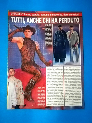 Ritaglio giornale gossip tv - ritaglio, di