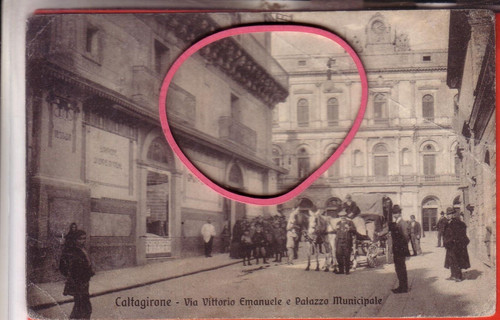Cartolina caltagirone fp - cartolina,