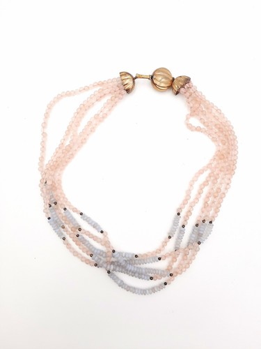 Collana multigiro pietre - , dure