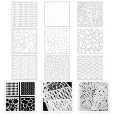  9 Sheets Stencil Muro Da