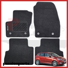 TAPPETI FORD C-MAX DAL 2015 IN MOQUETTE CON RICAMO E 4 FISSAGGI SET 4 PEZZI