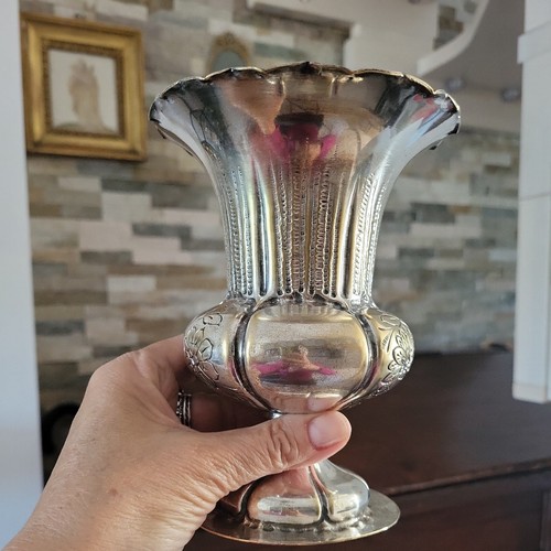 Vaso vintage metallo - ,