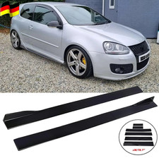 78.7"/2M nero lucido minigonne laterali per VW Golf 5 GTI R32 Pirelli