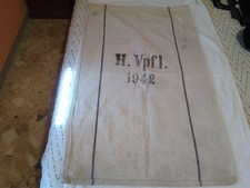 VECCHIO CIMELIO MILITARE : WW2 : SACCO TEDESCO TRASPORTO FARINA ' H. VPFL '