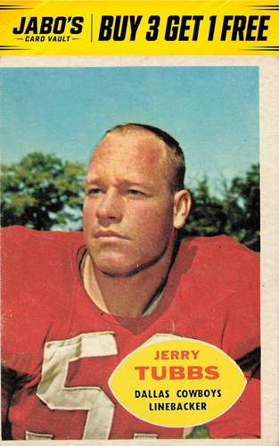 1960 topps jerry tubbs - topps,