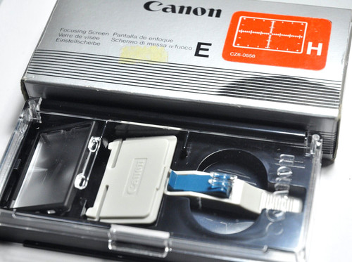 Canon focusing screen - focusing, e