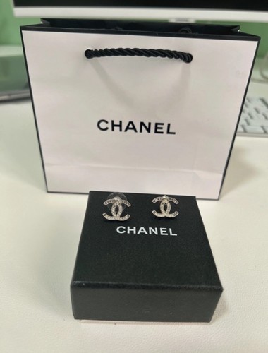 Orecchini chanel doppia - orecchini,