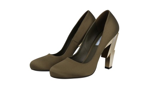 Prada satin runway thunderbolt - satin,