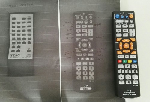 Telecomando teac - cd,