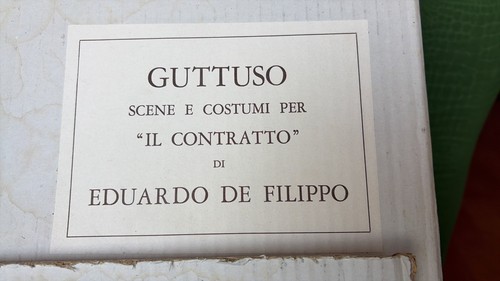 Guttuso scene costumi - scene, per