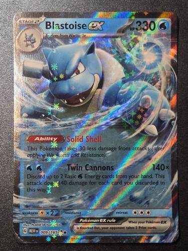 Blastoise 009 165 - ex, 151