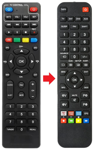 Telecomando adatto per - , lettore
